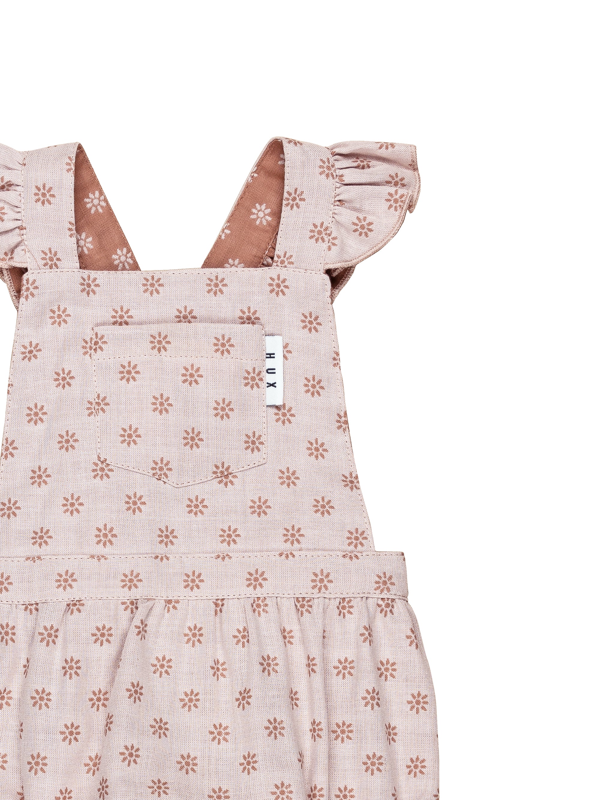 Huxbaby Reversible Playsuit Daisy Muslin