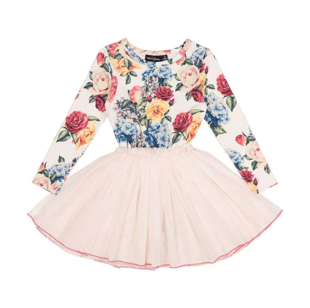 Rock your baby mahalia LS circus dress in multicolour