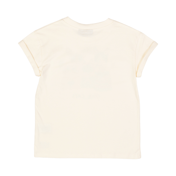 Rock your baby cool cats boxy fit t-shirt in cream