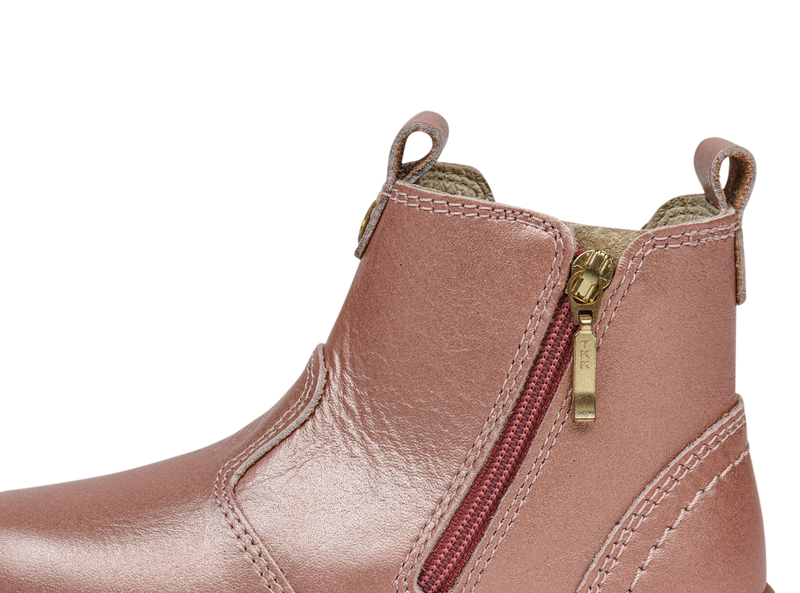 Bobux I-Walk Jodhpur Boot Rose Gold  in pink