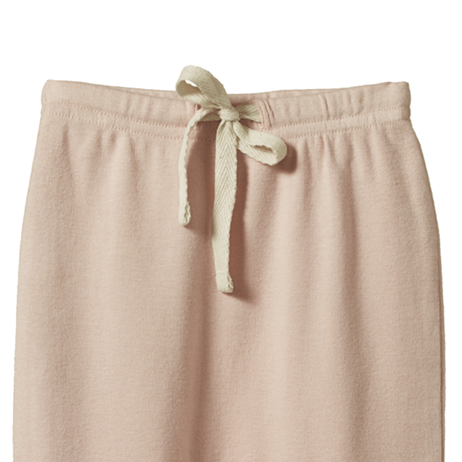 Nature Baby drawstring pant rose dust in pink