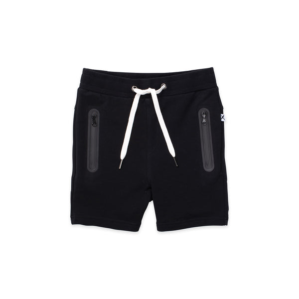 Minti zippy shorts in black