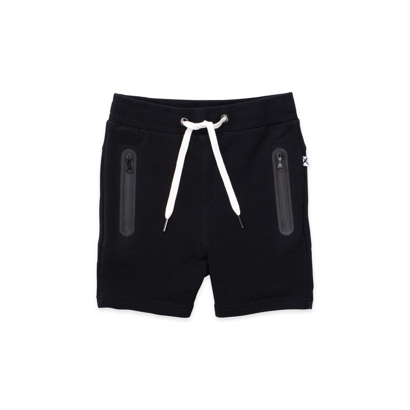 Minti zippy shorts in black