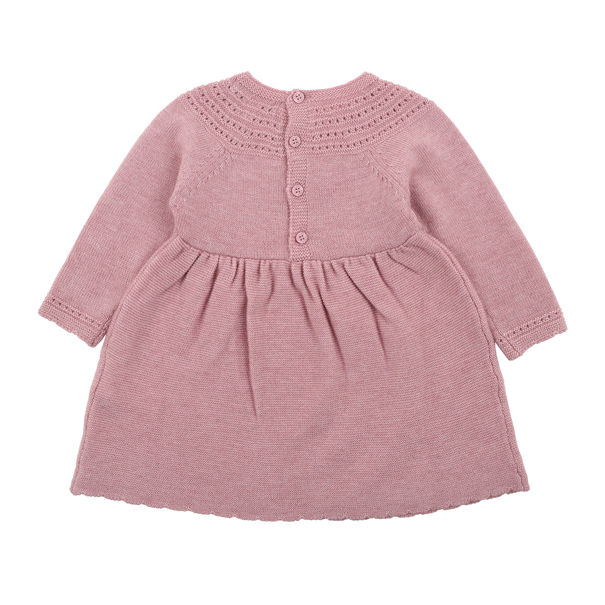 Bebe Ella knit dress in dusky pink
