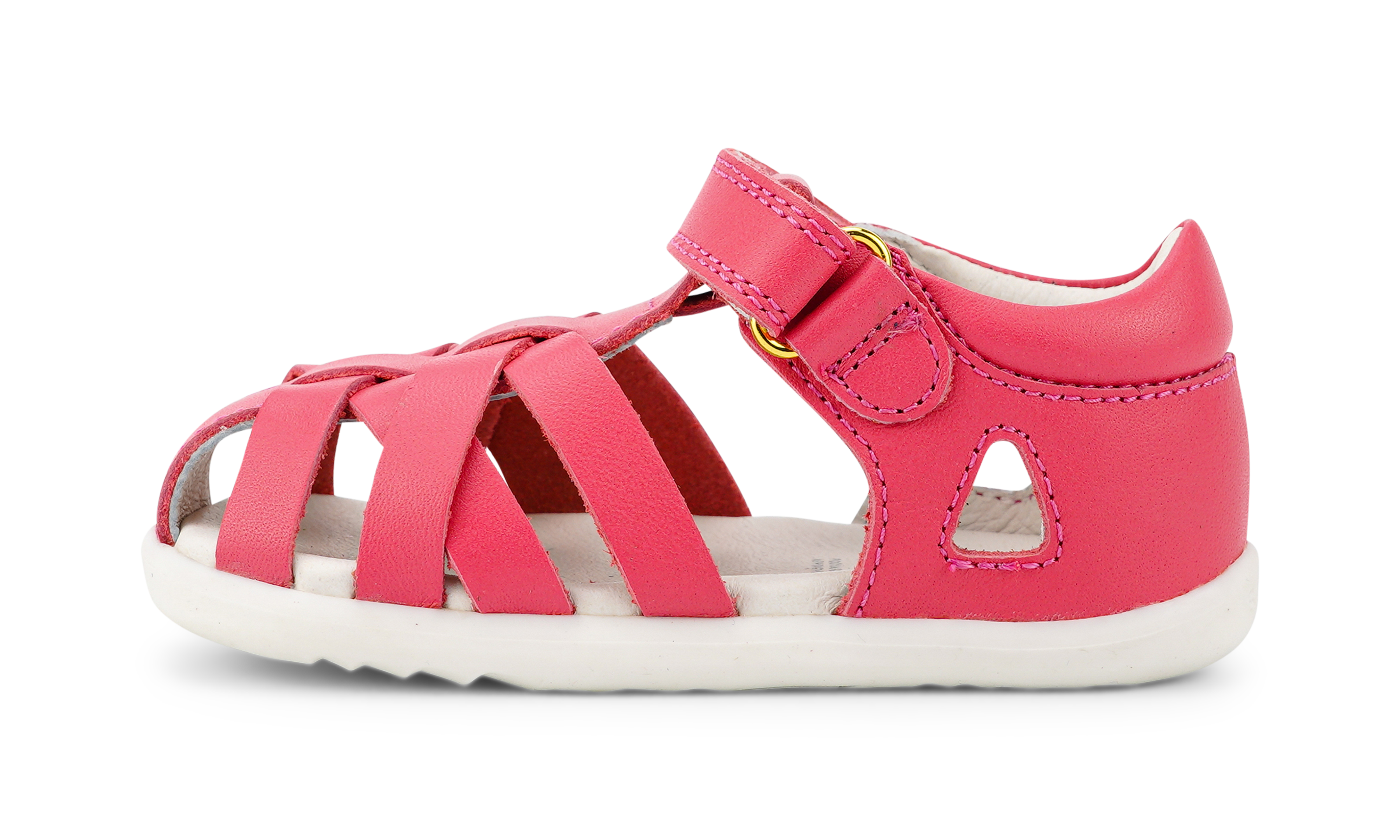 Bobux step up tropicana 11 sandal guava in pink