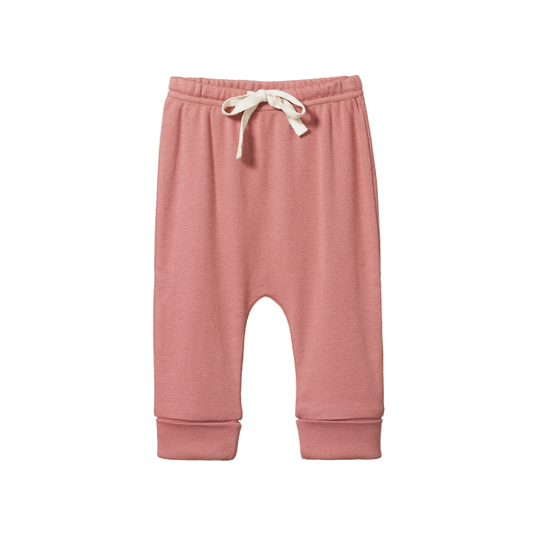 Nature Baby drawstring pant in cork