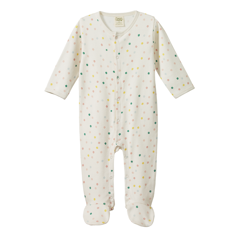 Nature Baby stretch and gro flora print