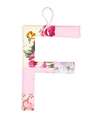 Toshi Alphabet Letters A - Z  Rose in pink