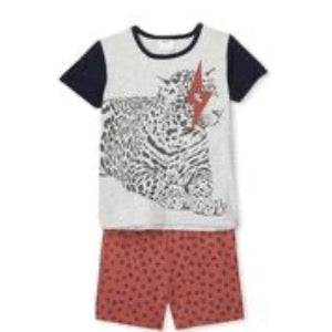 Milky clothing leopard pjs