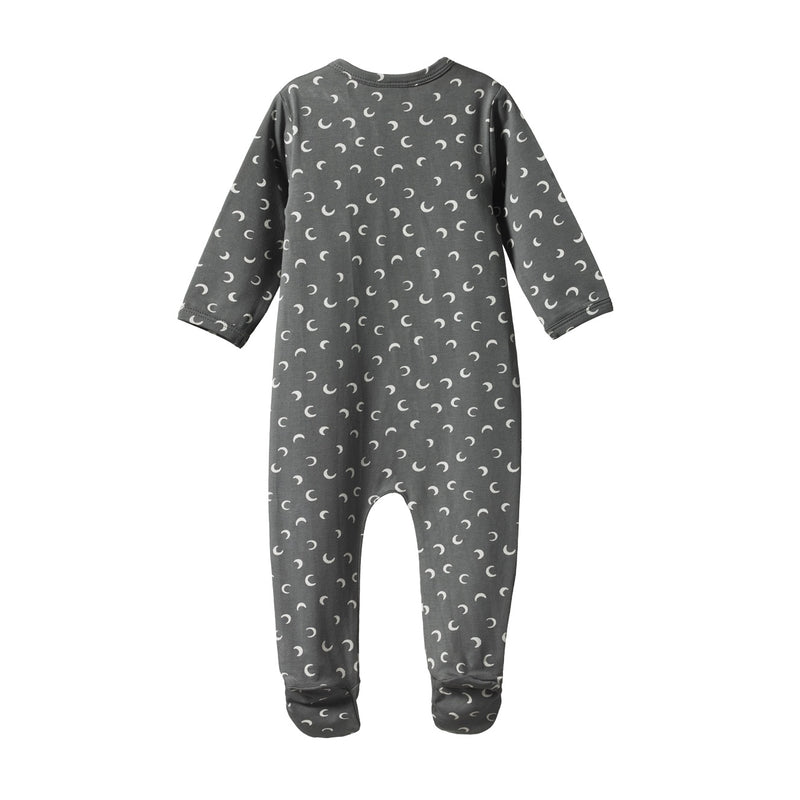 Nature Baby Dreamland suit mini crescent moon grey print