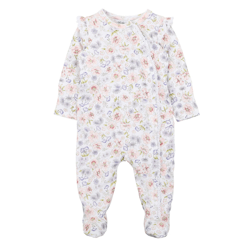 Bebe Mia zip onesie in Floral