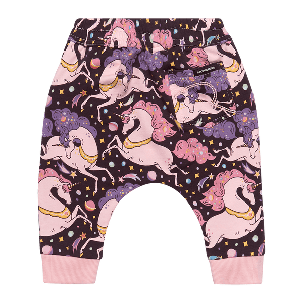 Cosmic Unicorn Tracksuit Pants by Rock Your Baby Product Code: BGP2031-CU
