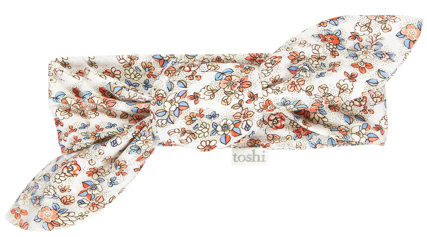 Toshi baby headband libby lilly in white