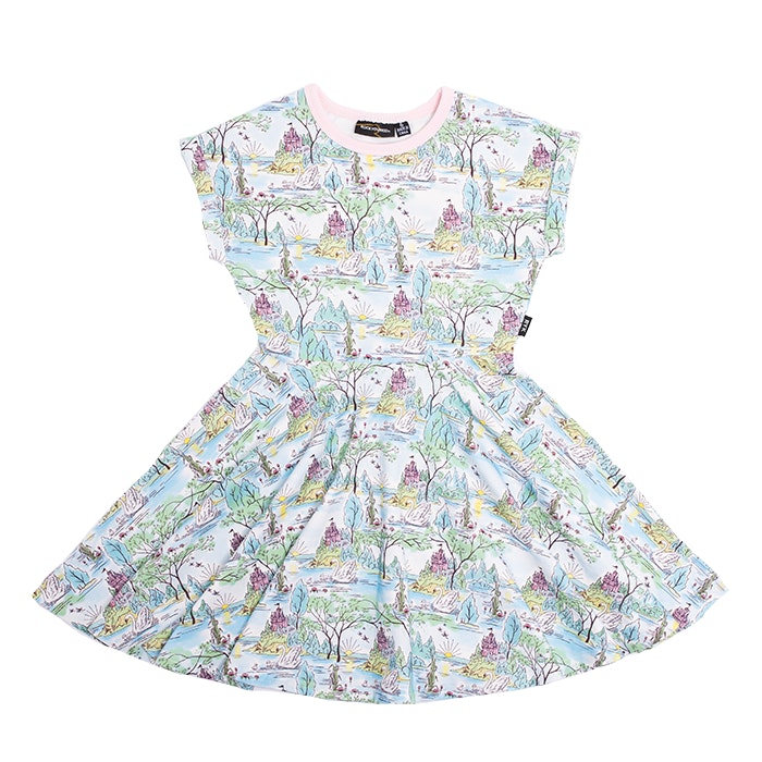 swan-castle--waisted-dress-in-blue