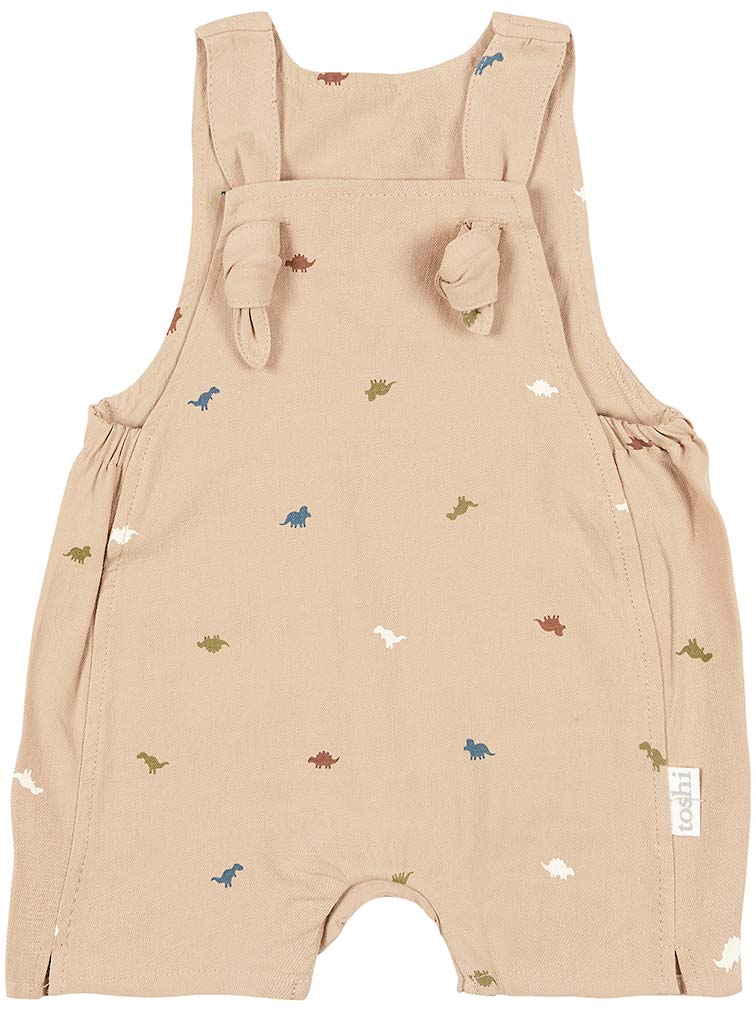 Toshi baby romper jungle giants in brown