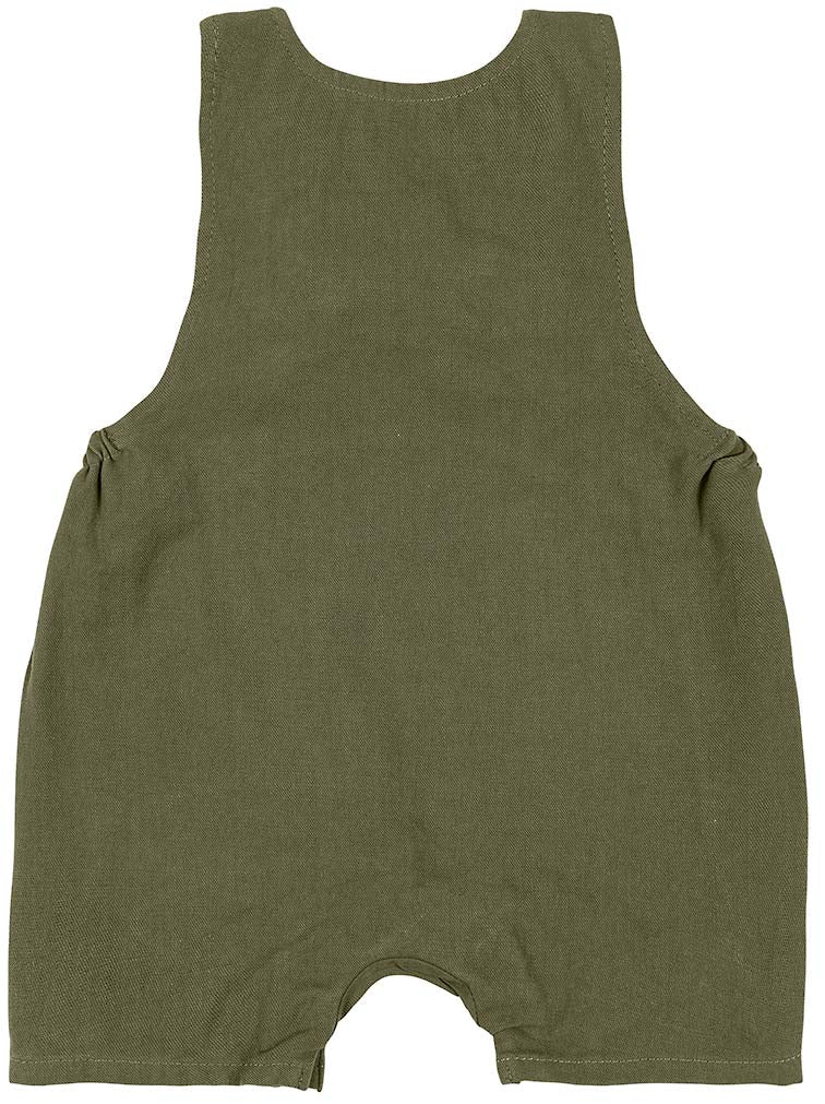 Toshi baby romper olly forest in green