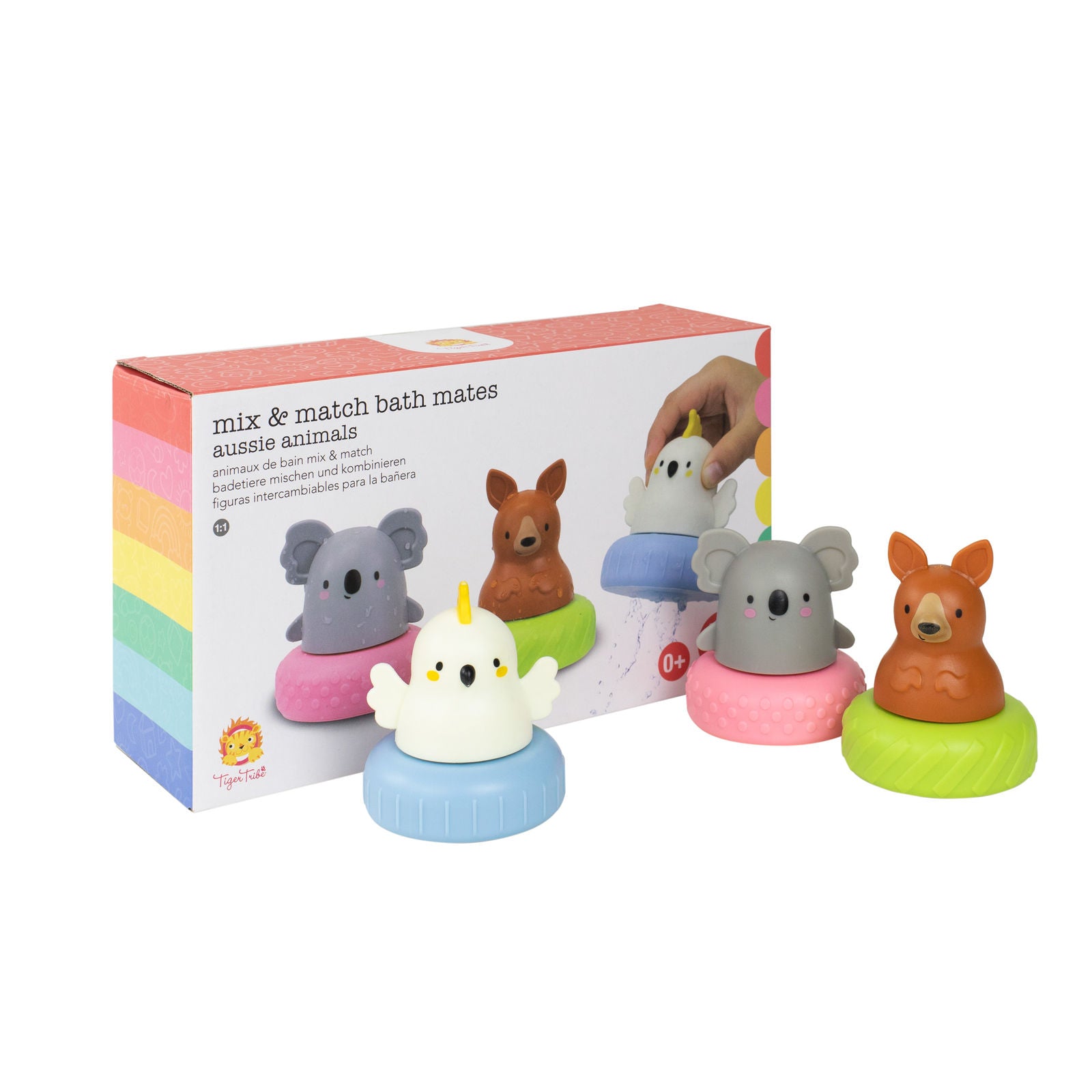 Tiger Tribe mix & match bath mates Aussie animals