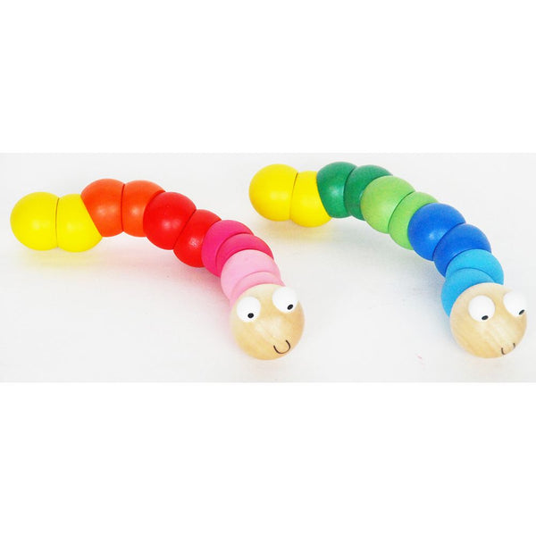 ToysLink Joint Worm - pastel in blues and pinks