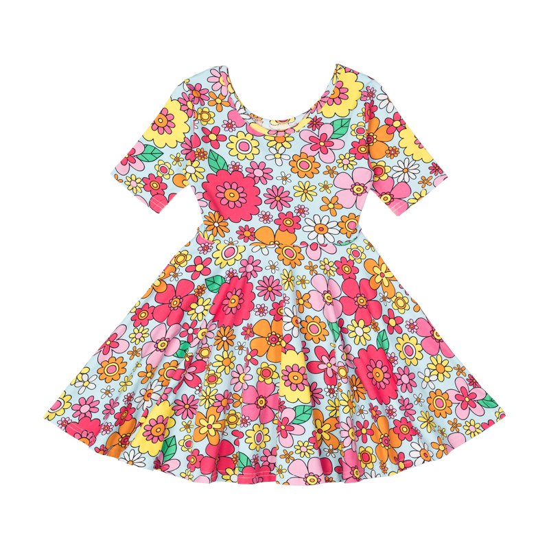 Rock your baby notebook mabel waisted dress in floral