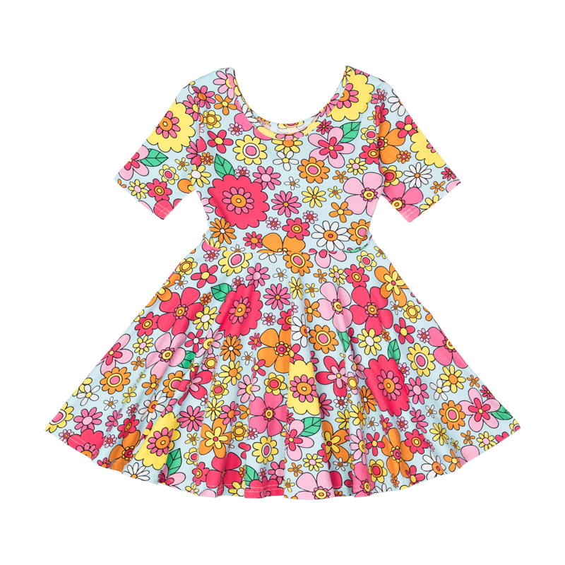 Rock your baby notebook mabel waisted dress in floral