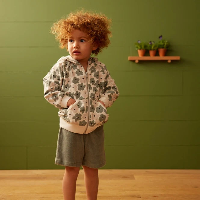 Nature Baby Lily Pad Aubrey Shorts in green