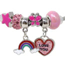 Pink Poppy Charm Bracelet Collection