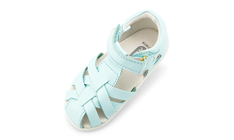 Bobux step up tropicana 11 sandal mist in blue