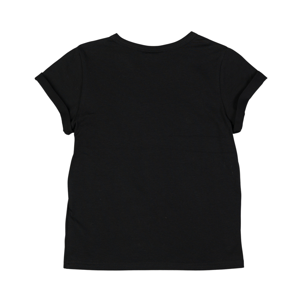 Rock your baby Christmas santa drummer t-shirt in black
