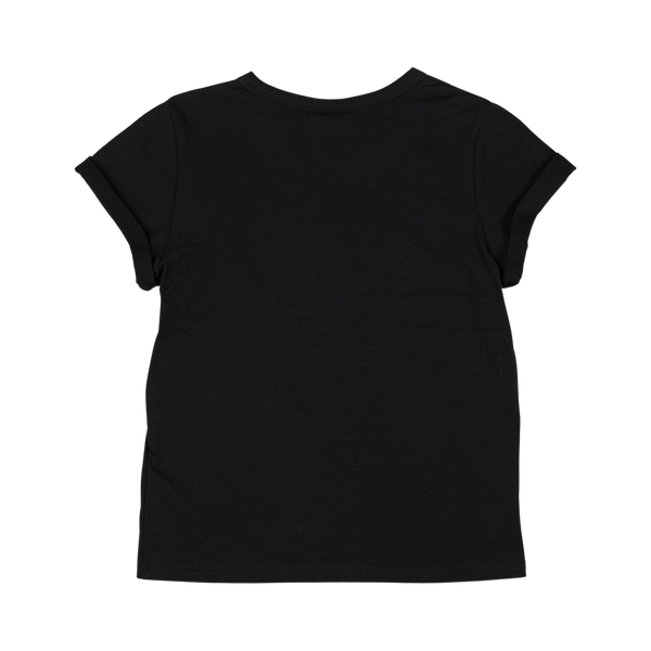 Rock your baby Christmas santa drummer t-shirt in black