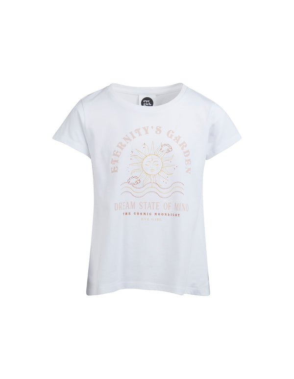 Eve Girl eternity t-shirt in white