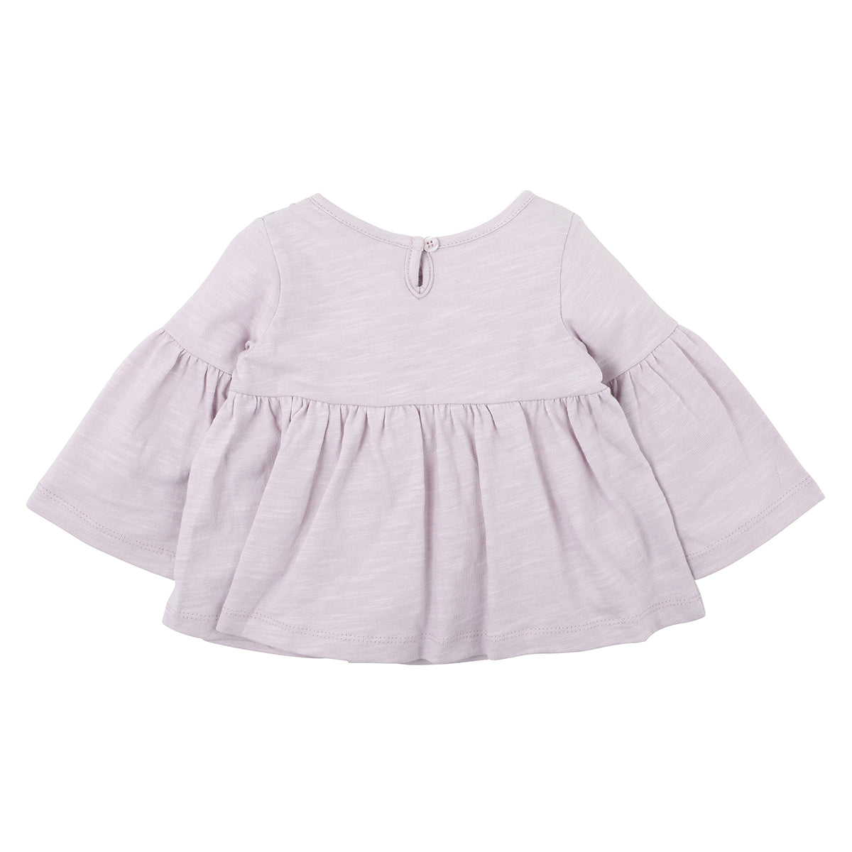 Bebe Ivy embroidered top musk lilac in purple