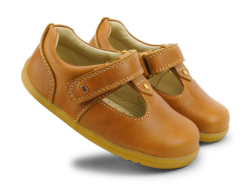 Bobux Step up Louise caramel in brown