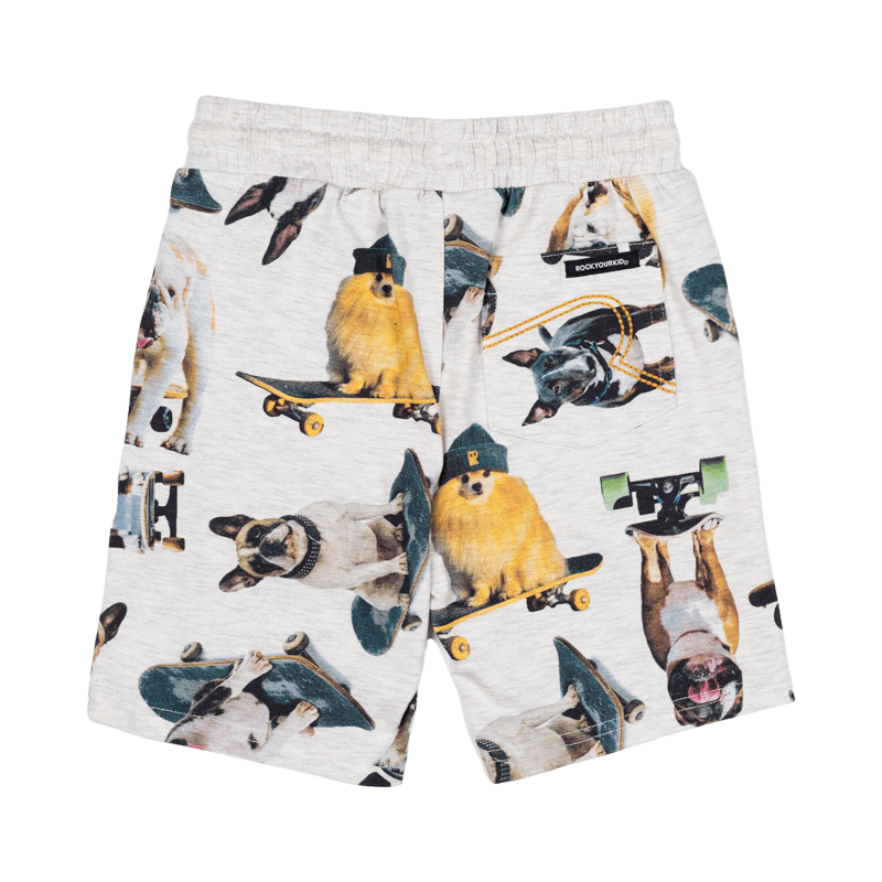 Rock your baby dog town shorts in multi colour