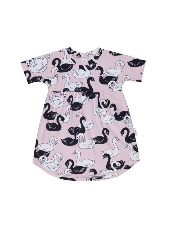 Huxbaby Swanlake Swirl Dress in pink