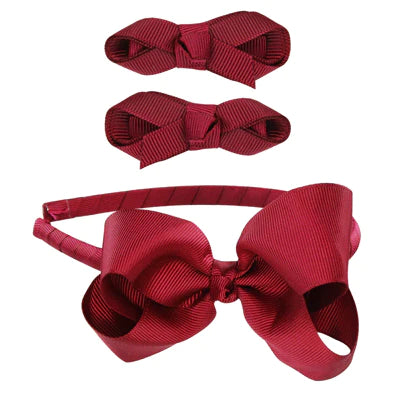 Pink Poppy School Basics Hair Accessories Set - Red