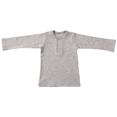 Ponchik Henley long sleeve tee Grey