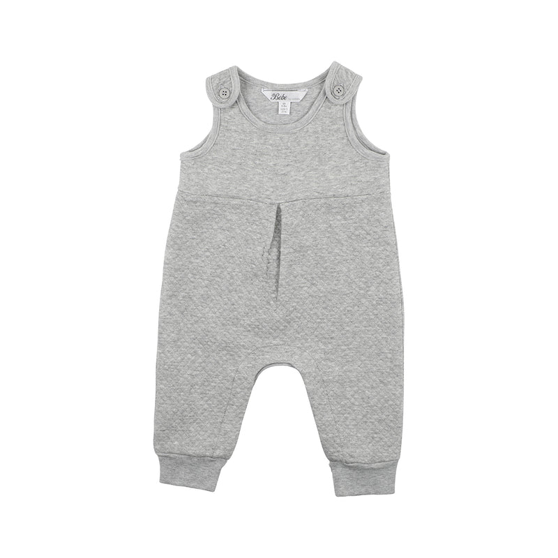 Bebe llama quilted Overall grey marle in grey