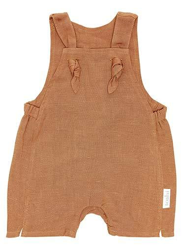 Toshi Romper overall  pecan in multi in brown