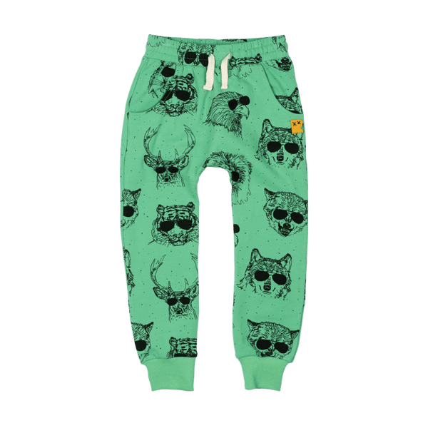 Rock Your Baby Wild Life Trackpants in Mint Green