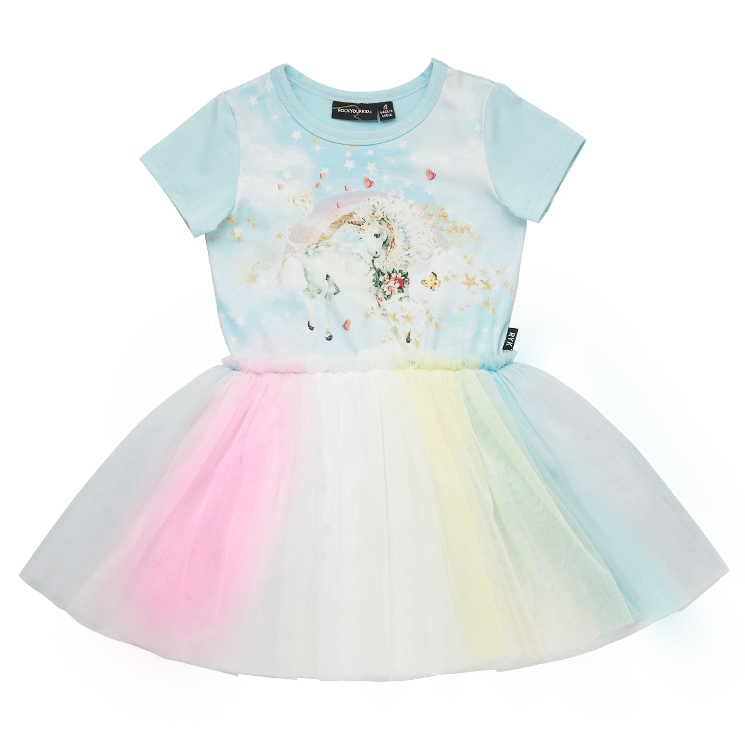 Rock Your Baby Unicorn Clouds  Circus Dress