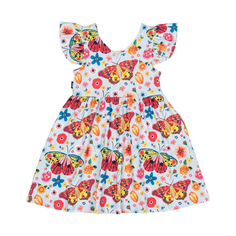 Rock your baby Butterflies Lola dress in multi colour