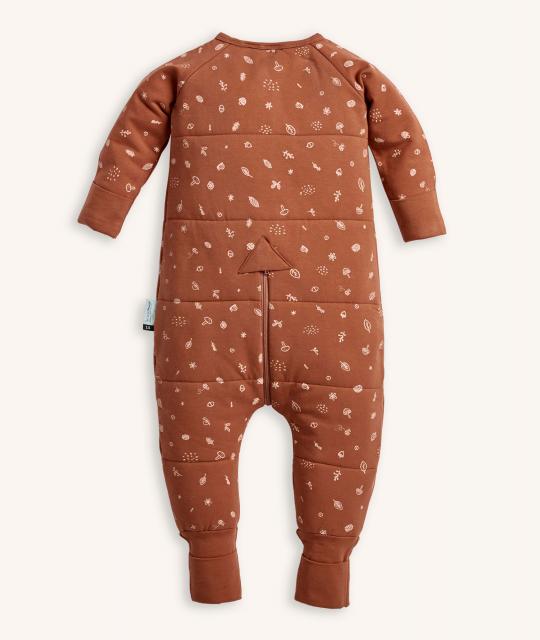 ErgoPouch Sleep Onesie 2.5 Tog Acorn in Brown