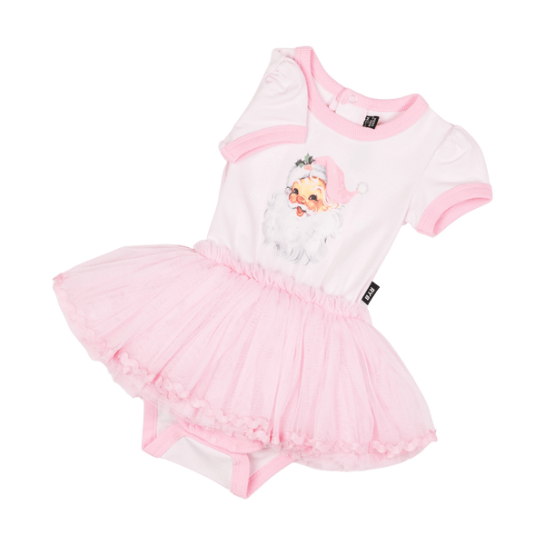 Rock Your Baby pink Santa baby circus dress in pink