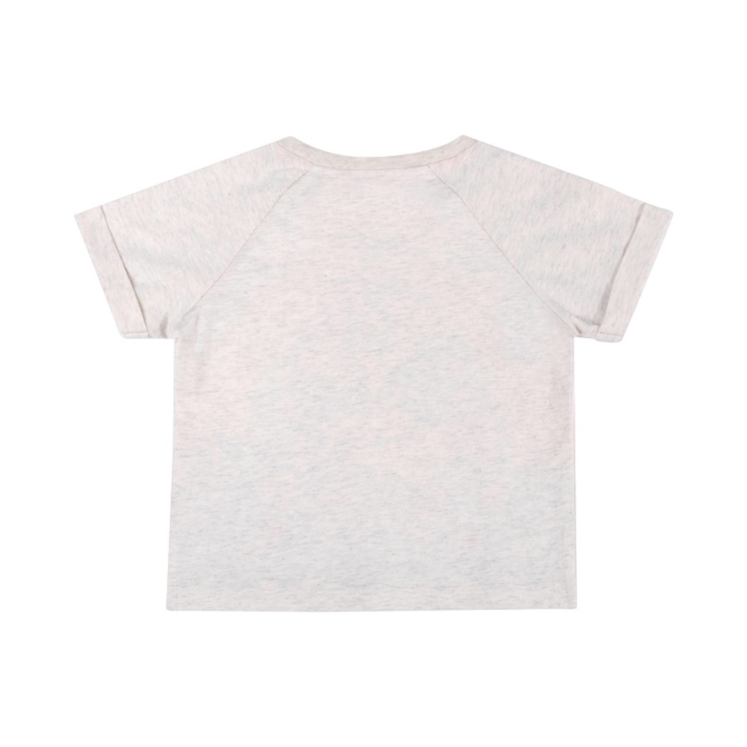 Paper Wings Raglan Cuff T-Shirt Rainbow Puppy