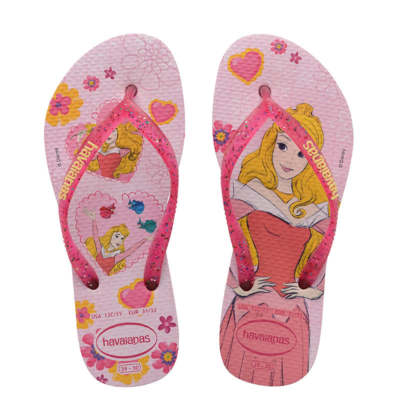 Havaianas Kids Rubber thongs Slim Princess in Pink