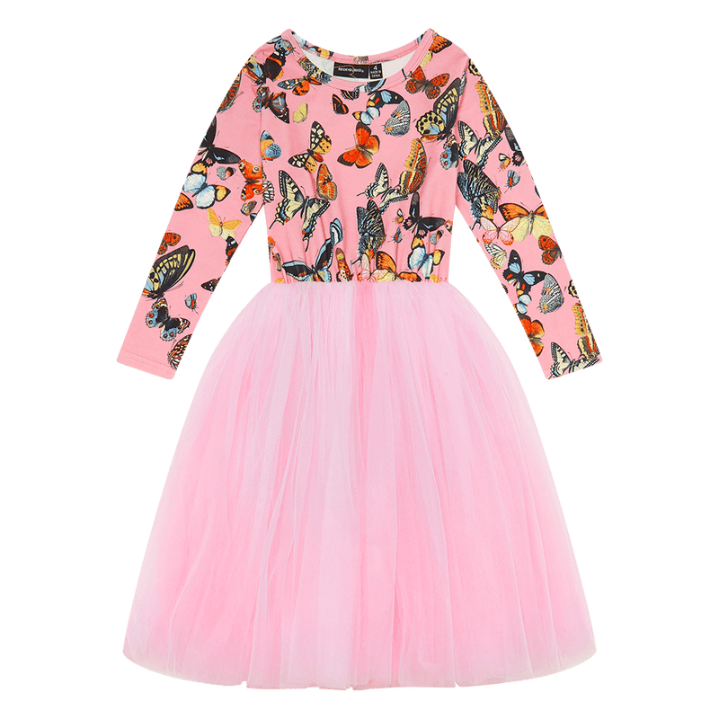 Rock Your Baby Butterflies Flounce Dress in multi colour