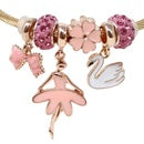 Pink Poppy Charm Bracelet Collection