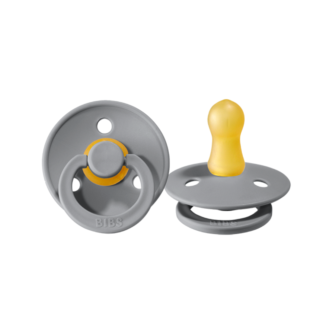 Bibs Dummies 2 Pack cloud in grey