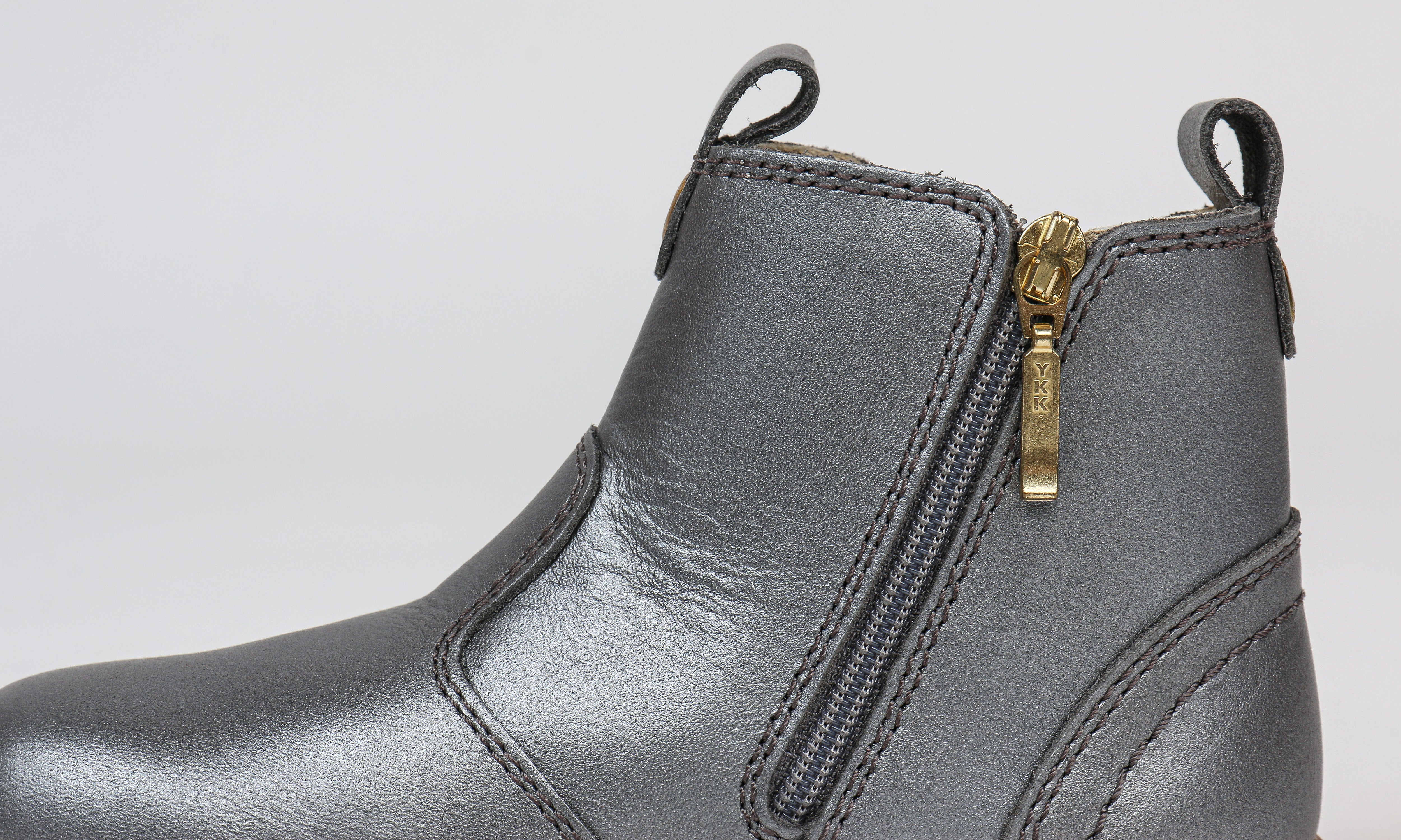 Bobux I-walk Jodhpur Boot Charcoal Shimmer in grey