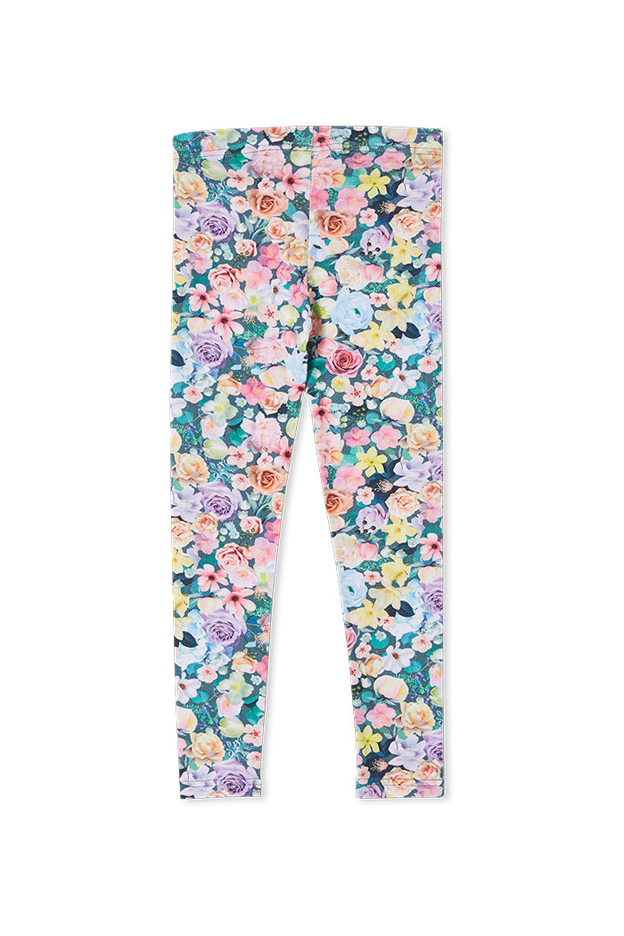 Milky  rose garden leggings